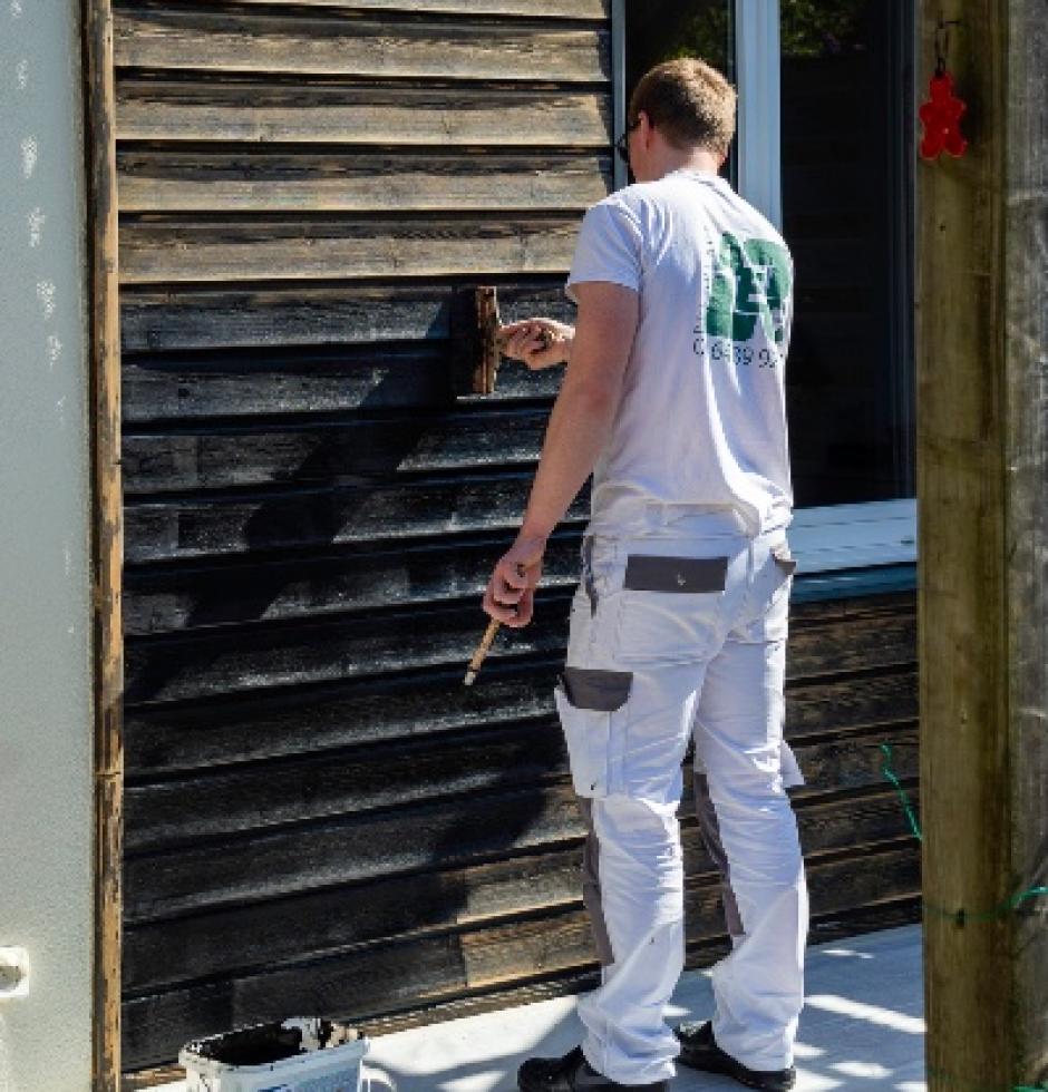  Ravalement de façade sur trois maisons à Vert-Saint-Denis, dans le 77 par AEC