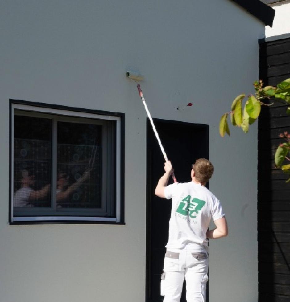  Ravalement de façade sur trois maisons à Vert-Saint-Denis, dans le 77 par AEC